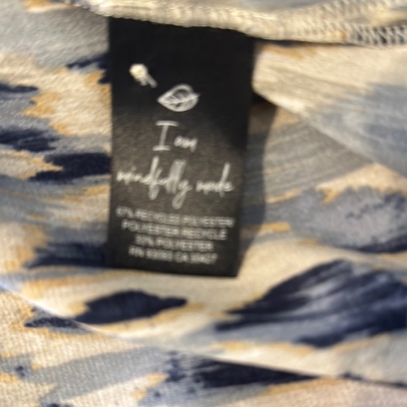 NIC+ZOE Animal Print Blouse - Black and Cream - NWOT - Picture 7 of 7